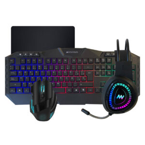 Kit Teclado Mouse Auricular Gamer 360 Newvision NW-SE500 Pc Usb