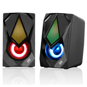 Parlante Gamer Pc 2.0 Newvision Led Rgb Juegos Tv Ps4 Xbox